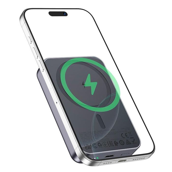 Повербанк HOCO MagSafe 10000 mAh 20W магнітна бездротова зарядка J160A