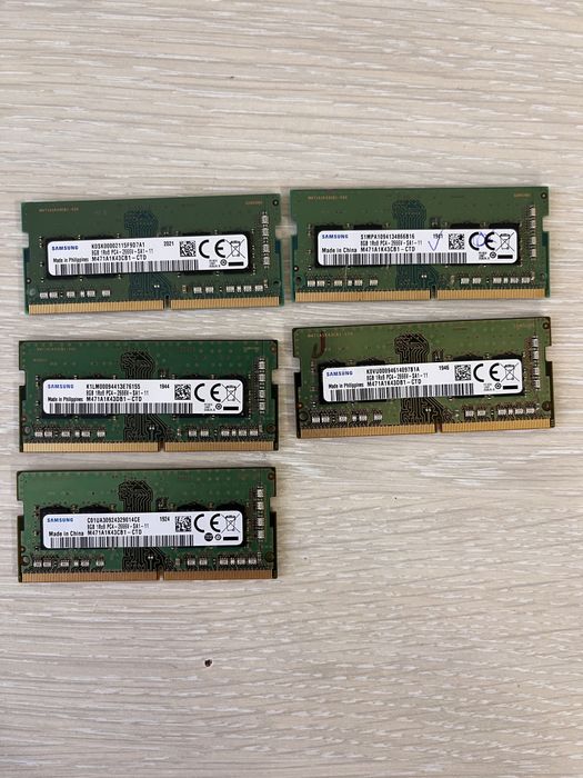 Оперативна памʼять ОЗУ для ноутбуків DDR4 8Gb