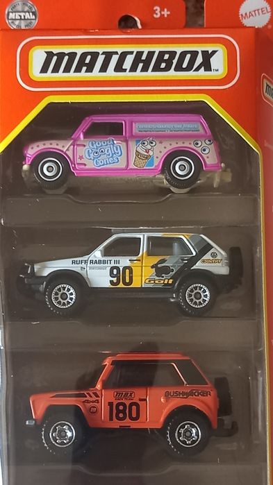 Pack de 5 miniaturas matchbox