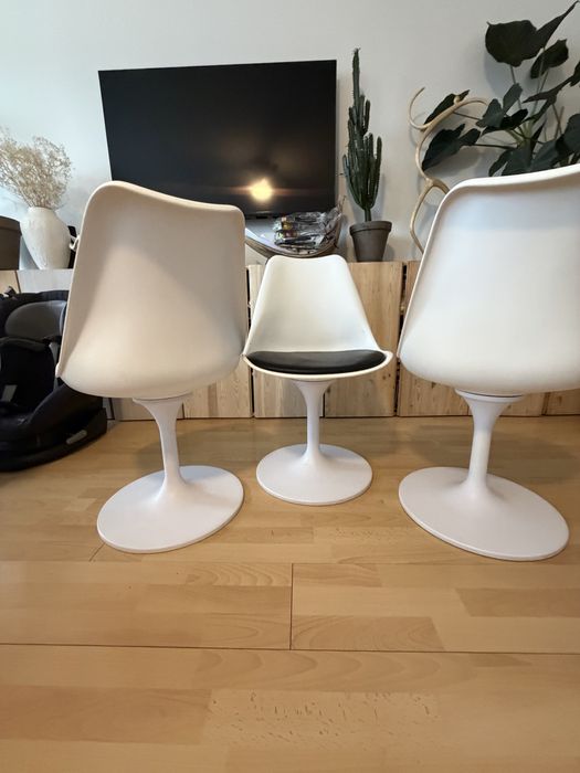 3 krzesla inspirowane  TULIP CHAIR
