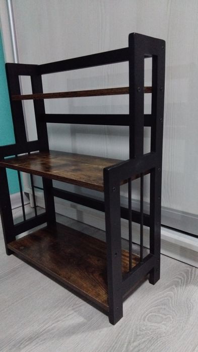 Полиця для спецій  книжкова шафа для  кухні лофт 3 яруси