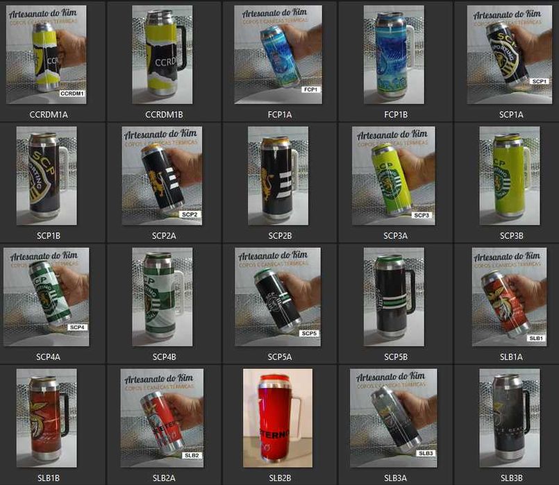 Caneca térmica artesanal FCP