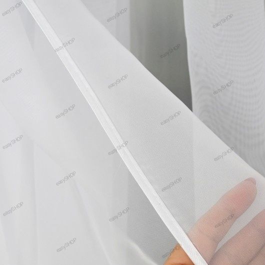 2 firany z gładkiego woalu długość 250 cm