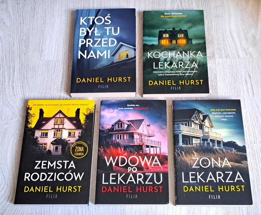 5x Daniel Hurst Żona lekarza + Wdowa po lekarzu + Kochanka lekarza + Zemsta rodziców + Ktoś był tu przed nami
