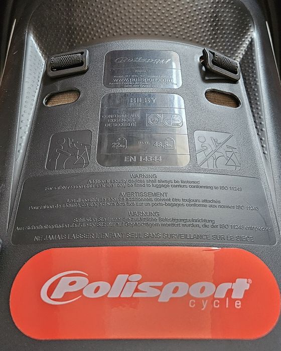 Cadeira de bicicleta para bebé e criança