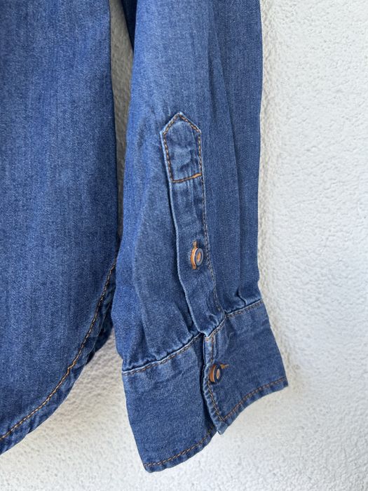 Zara jeansowa koszula denim bawełna