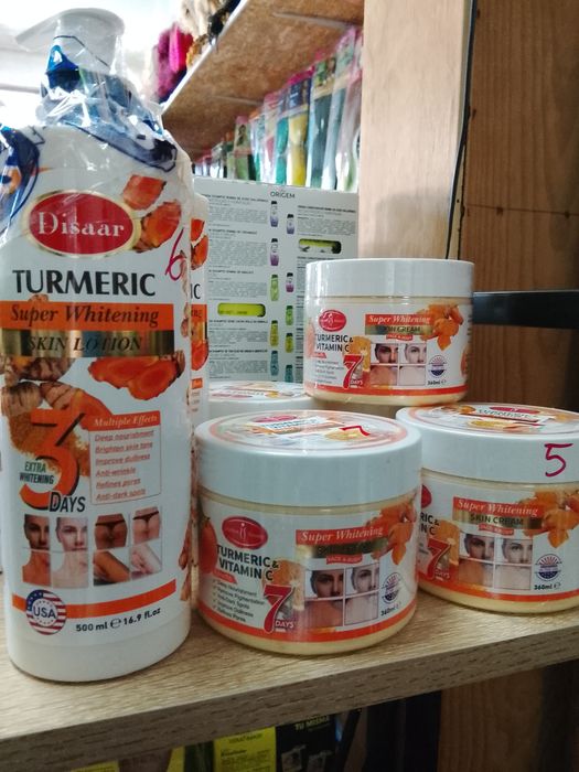 Kit de creme anti manchas para rosto e corpo