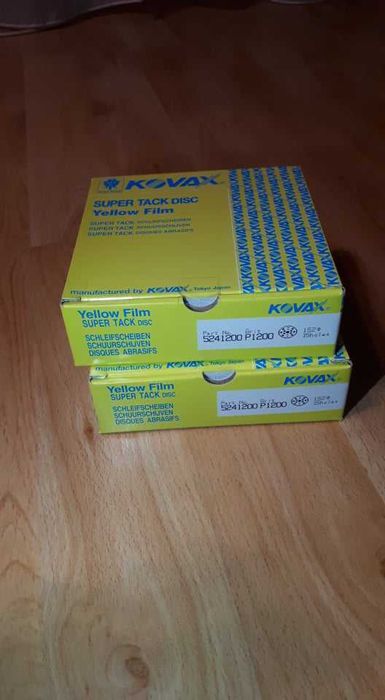Kovax yellow film krążek ścierny p1200, p1500, 152mm
