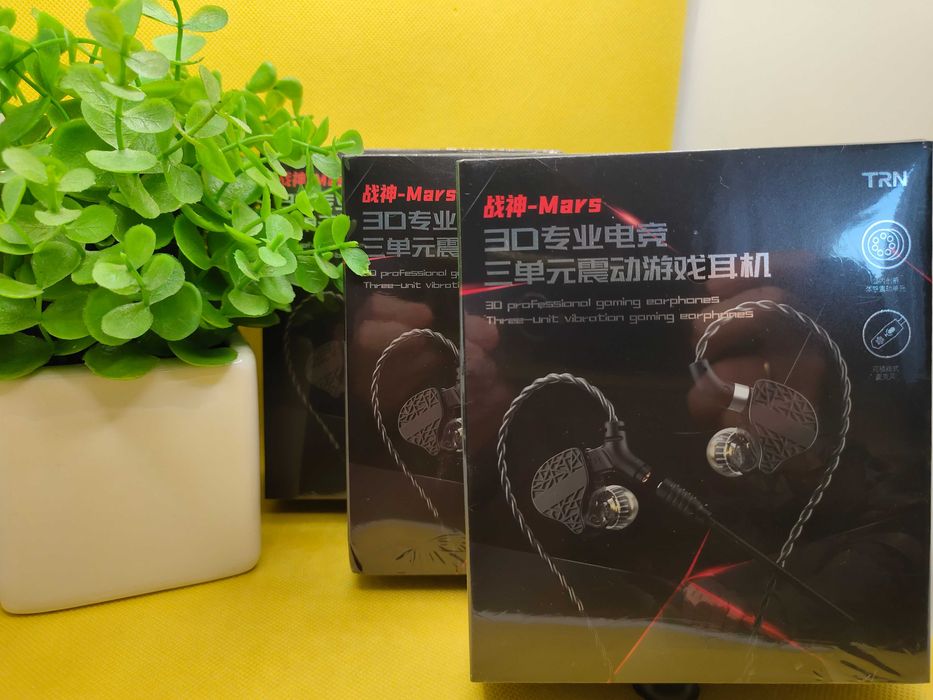 ‼️ TRN Mars - гибридные игровые наушники с микрофоном и кабелем на 2м.