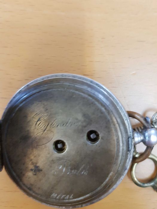 Zegarek austriacki kieszonkowy srebrny