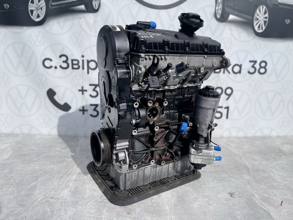 Мотор 1.9 tdi BKC Тоуран Гольф Шкода двигун Jetta 5 Passat b6 Skoda a5 Golf 1.9 тді двигатель дизель