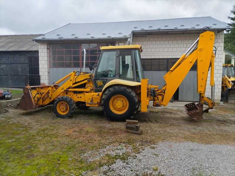 koparko ładowarka jcb 3cx  pełna opcja,  uszkodzona