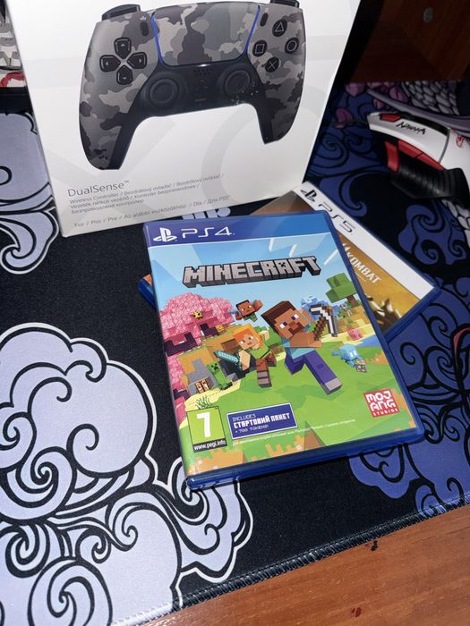 Ігри майнкрафт та мортал комбат на пс4 пс5