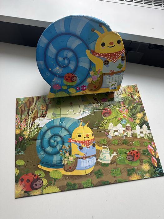 Дитячий пазл Джеко Djeco Равлик з крупними деталями