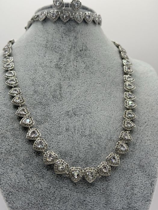 Komplet cyrkonia swarovski