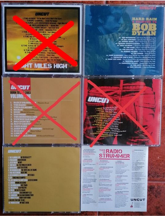 CDs revista Uncut e outras colectâneas