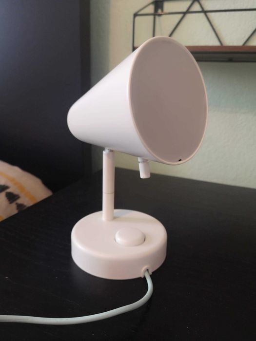 Candeeiro de mesa ou parede branco IKEA