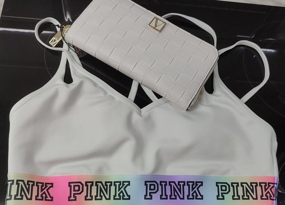 Victoria's  Secret pink спортивный топ S