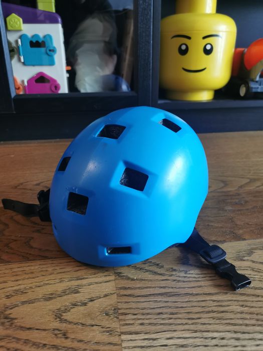 Kask dla dzieci rowerowy na rolki deskorolka Oxelo Decathlon 47 - 52 c