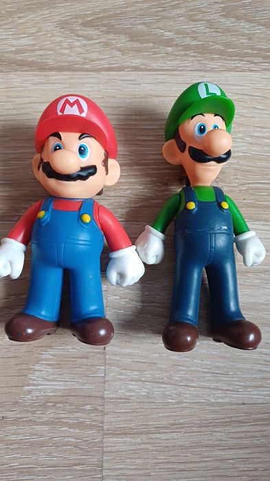 Duże figurki Super Mario Bros i Luigi