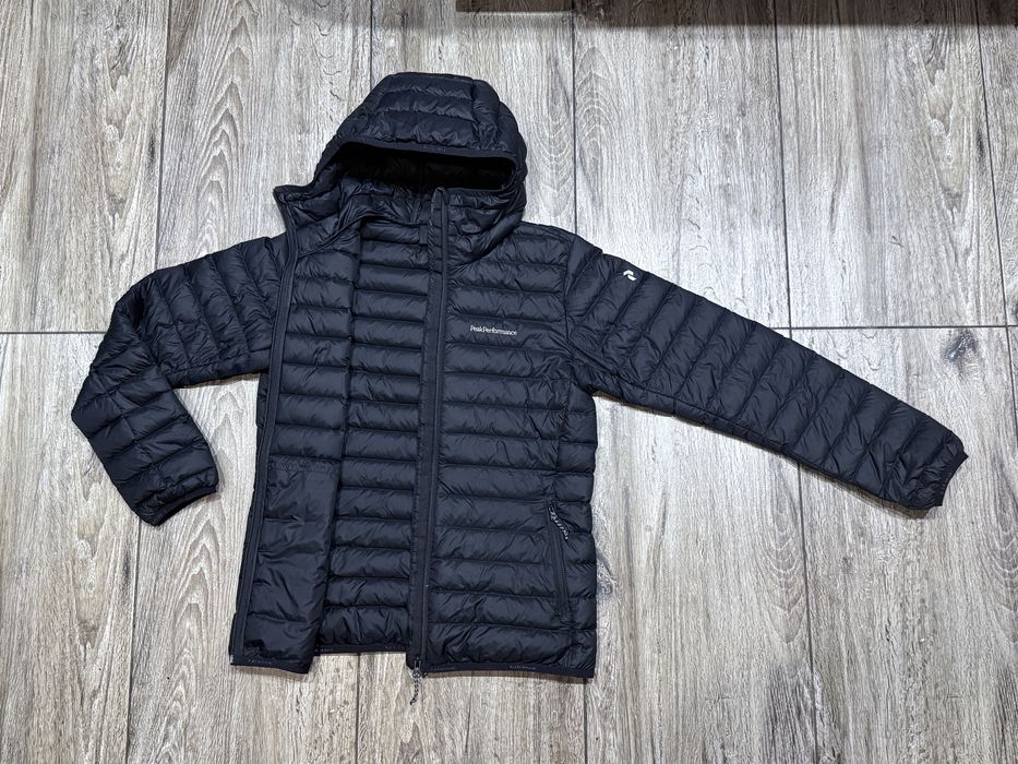 Damska Kurtka Puchowa PEAK PERFORMANCE Down Naturalny Szary Gęsi Puch