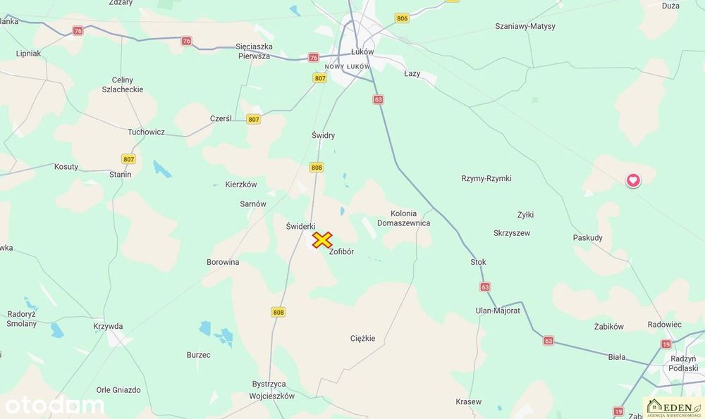 Sprzedam działke budowlaną w Wólce Domaszewskiej