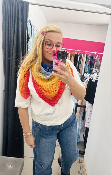 Chusta hand made Retkinia