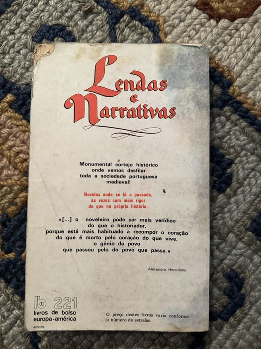 Livro “Lendas e Narrativas”