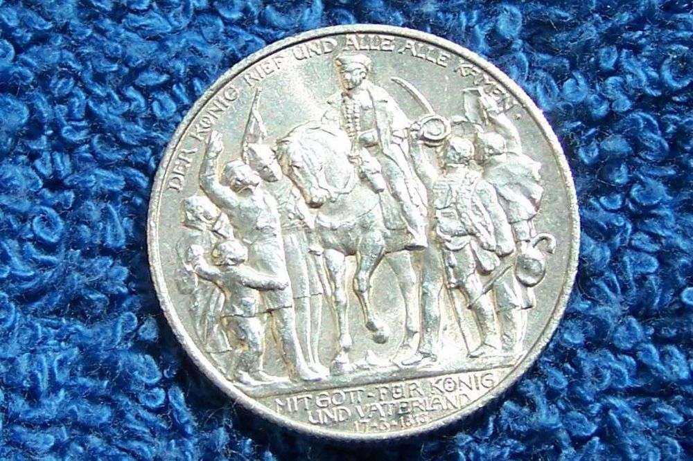 Prusy 2 marki 1913 Ag "Król wezwał..."
