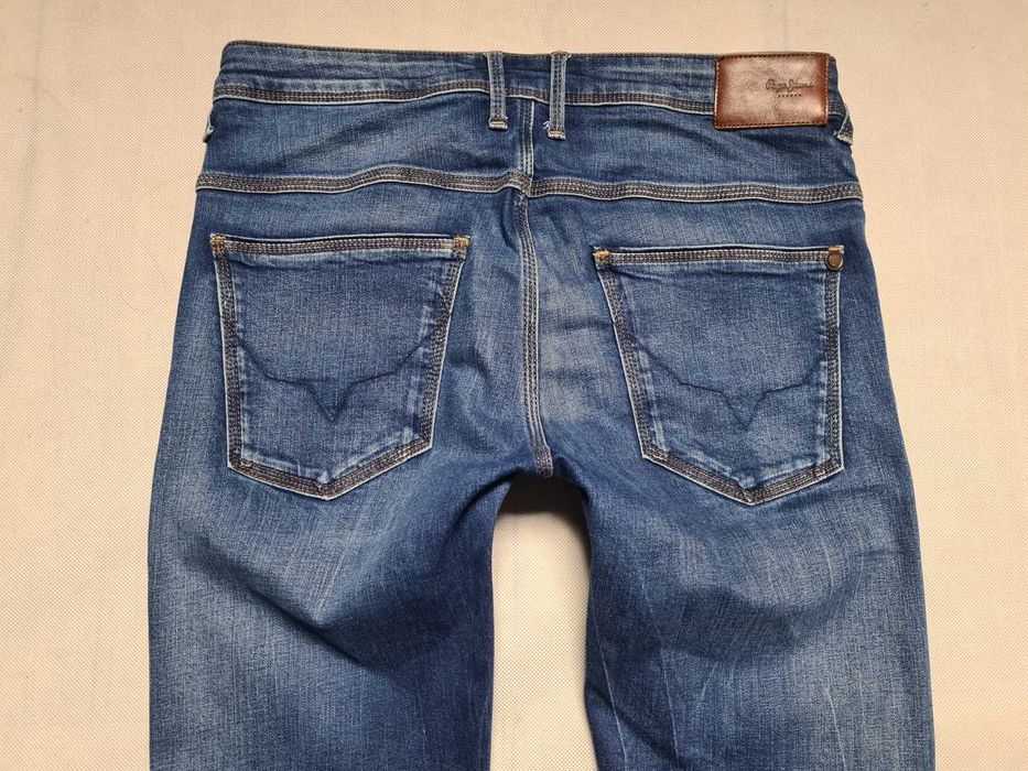 PEPE JEANS - M12 SKINNY roz. W32L32 pas 88 cm IDEAŁ ^