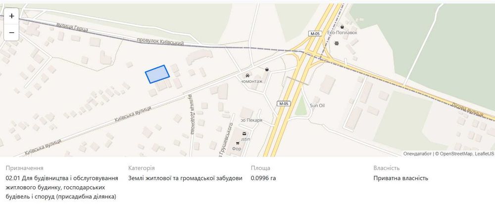 Продам 42 сот земельну ділянку в Глевасі