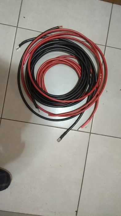 Cabo Solar de Bateria Soldar Terminais Olhal Conectores MC4