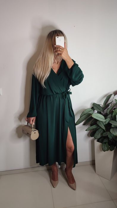 Sukienka plus size 4xl 5xl wyszczuplająca wesele