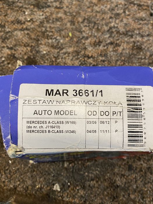 łożysko na Mercedes A klasa(w169)