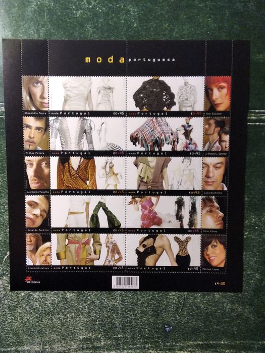2004 Folha Miniatura Moda Portuguesa MNH **