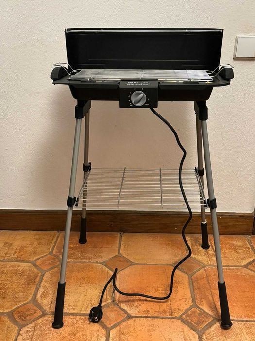 Grelhador eléctrico - Ideal para grelhar em casa, sem fumo
