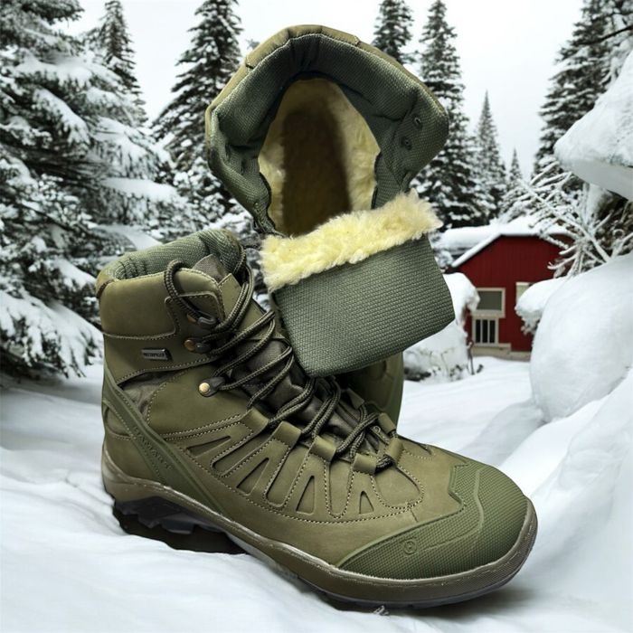 Ботинки /Берці зимові тактичні хутро штучне натуральне Гортекс 40-46.