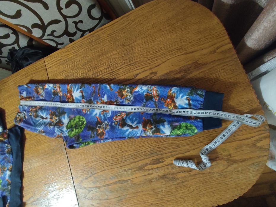 Тепла флісова піжама сліп 8-9 р.