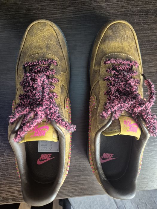 Nike Air Force 1 Low '07 QS Boucle Desert Moss Fierce Pink