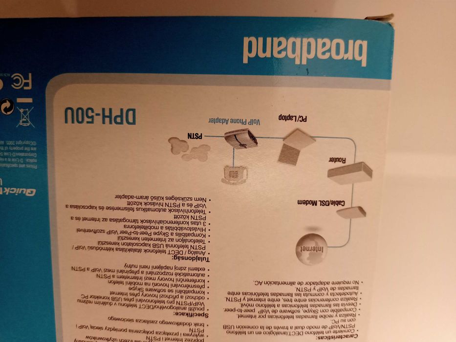 VoIP Phone Adapter DPH-50U firmy D-Link