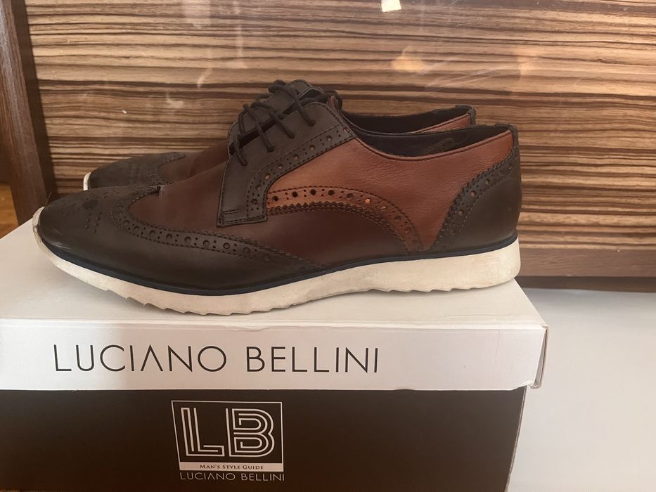 Туфлі  чоловічі броги бренду Luciano Bellini