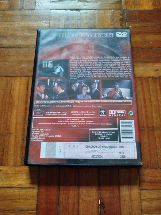 DVD Os Lobos de Wall Street