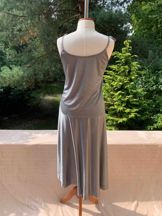 3 części - srebrny komplet na lato, rozm s , m