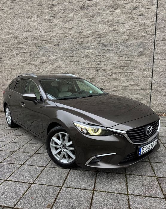 Mazda 6 1 Właściciel Polski Salon Serwisowana Full Opcja Kremowa Skóra