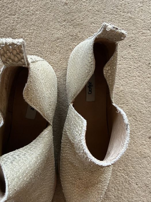 Botas douradas de camurca Zilian 40