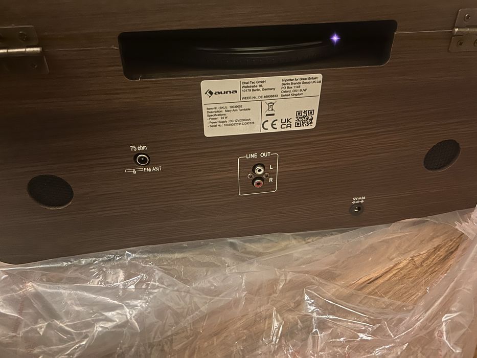 Програвач вінілових платівок Auna Mary Ann Bluetooth