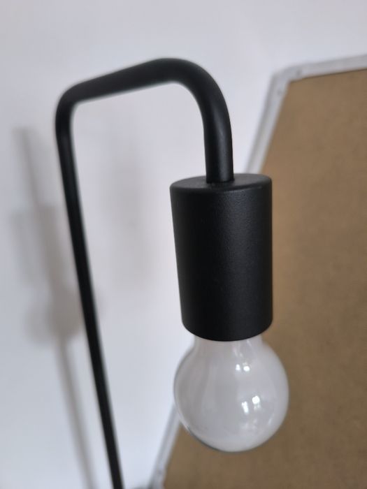 Lampa stołowa Trio Leuchten Diallo - czarna matowa, jak nowa + żarówka