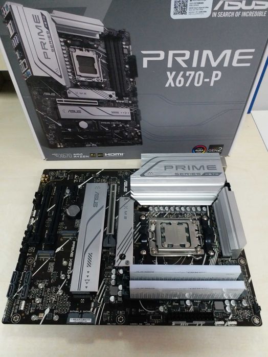 Комплект ASUS Prime X670-P+Ryzen 5 7500F+DDR5 32Gb (2x16Gb) 6000 MHz
