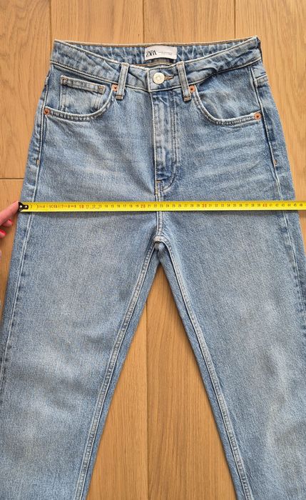 Zara spodnie jeansowe jeansy 36
