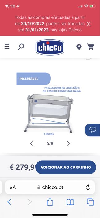 Next2me magic berço